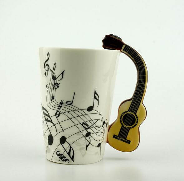Lisslune | Guitar Style Ceramic Mug