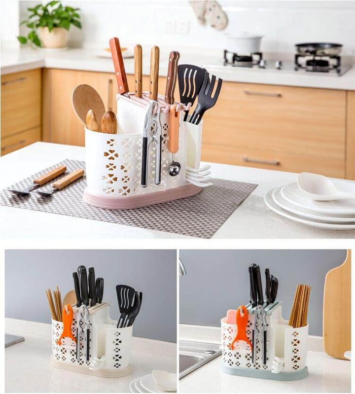Lisslune | Kitchen Chopsticks Cage Spoon Storage Box