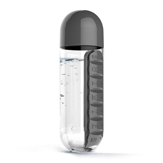 Lisslune | Water Bottle Daily Pill Organizer