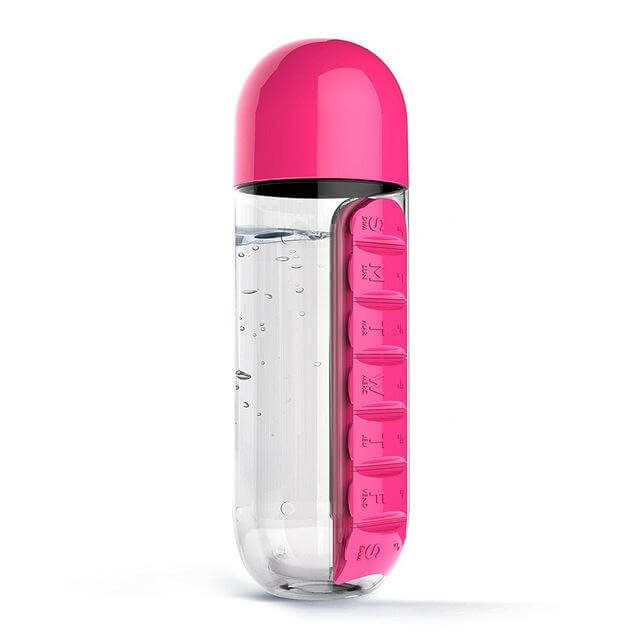 Lisslune | Water Bottle Daily Pill Organizer