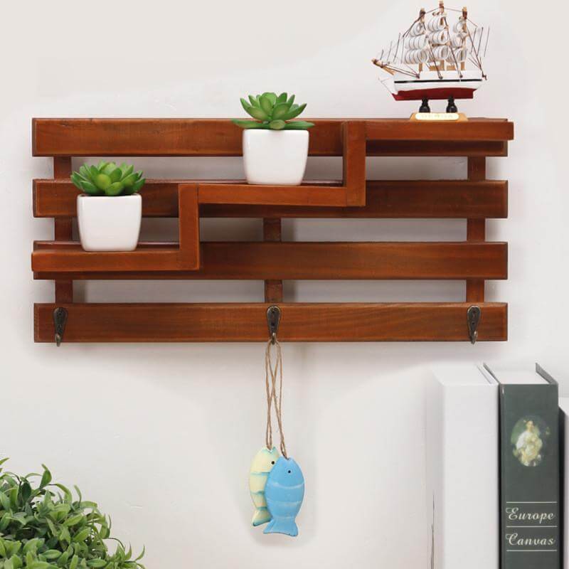 Lisslune | Handmade Wood Boxes Shelf Organizer