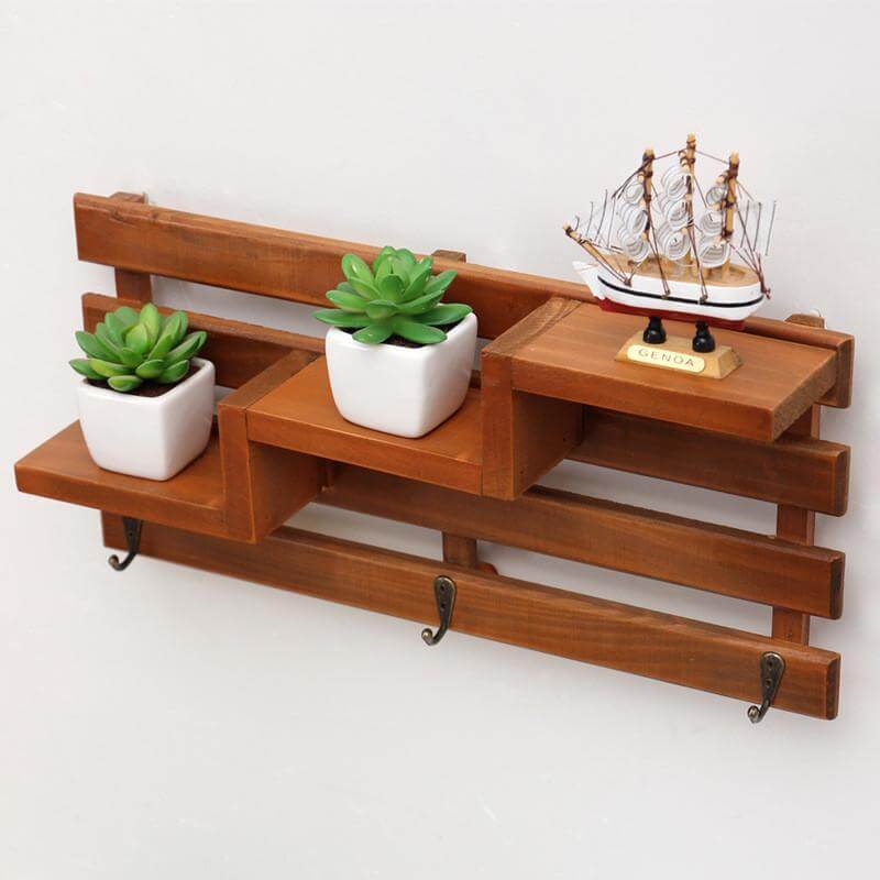 Lisslune | Handmade Wood Boxes Shelf Organizer