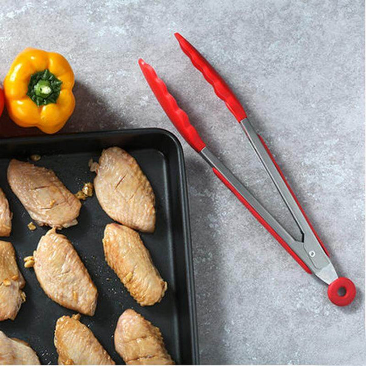 Lisslune | Silicone Mini Food Tong Cooking Clip