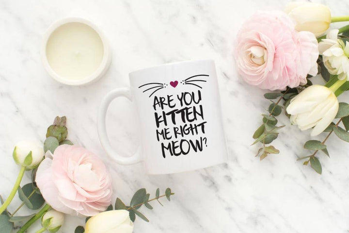 Lisslune | Are you kitten me right now Ceramic Mug