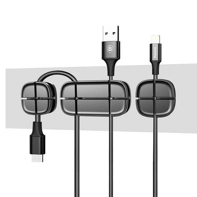 Lisslune | Flexible Silicone USB Cable Organizer