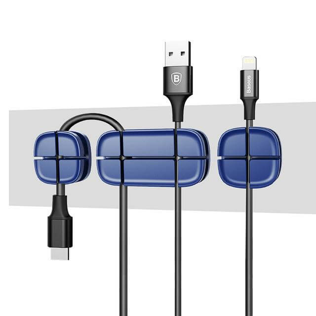 Lisslune | Flexible Silicone USB Cable Organizer