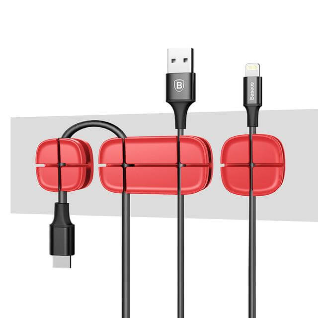 Lisslune | Flexible Silicone USB Cable Organizer