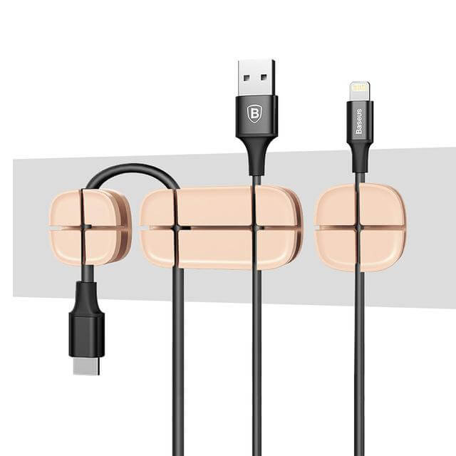 Lisslune | Flexible Silicone USB Cable Organizer