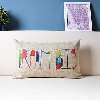 Lisslune | Geometric Lumbar Colorful Pillow Cushion Cover