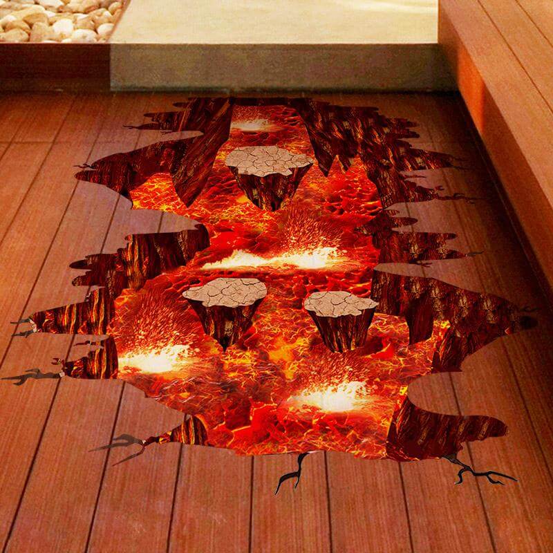 Lisslune | Magma 3D Wall Sticker Home Decor