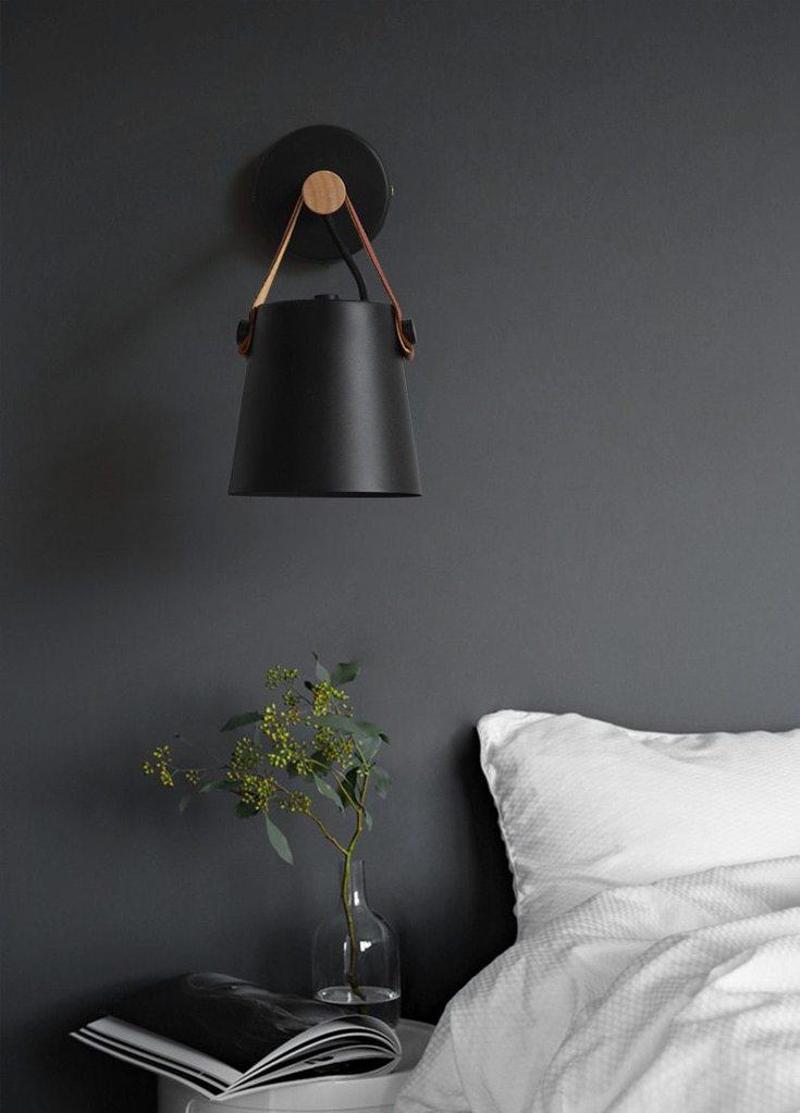 Lisslune | Wood Nordic Hanging Wall Lamp