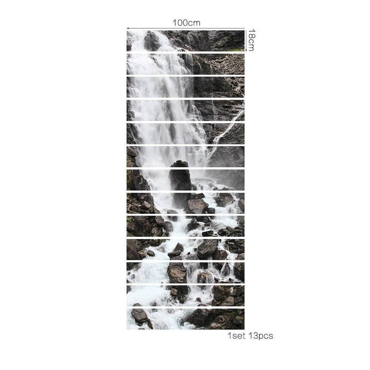 Lisslune | 3D Stair Waterfall Sticker