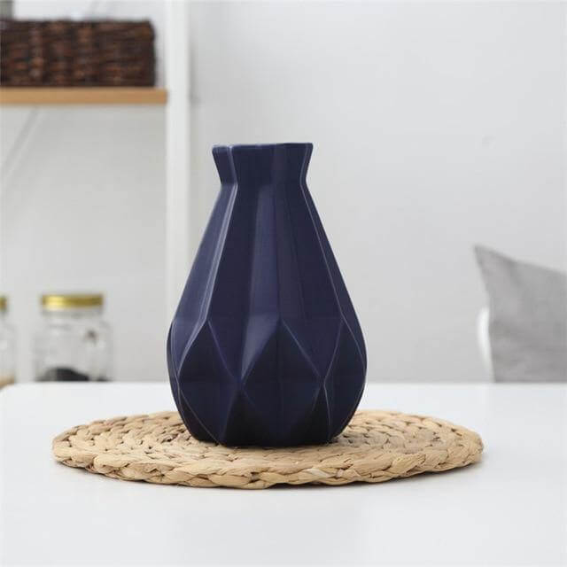 Lisslune | Modern Europe Brief Matt Diamond Porcelain Ceramic Vase