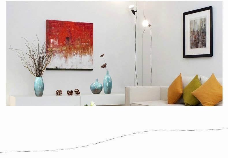 Lisslune | Creative Design Modern White Cream Blue Ceramic Vase