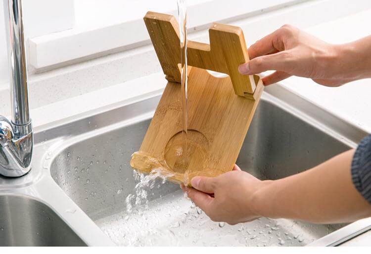 Lisslune | Cutting Board Foldable wooden pot lids holder