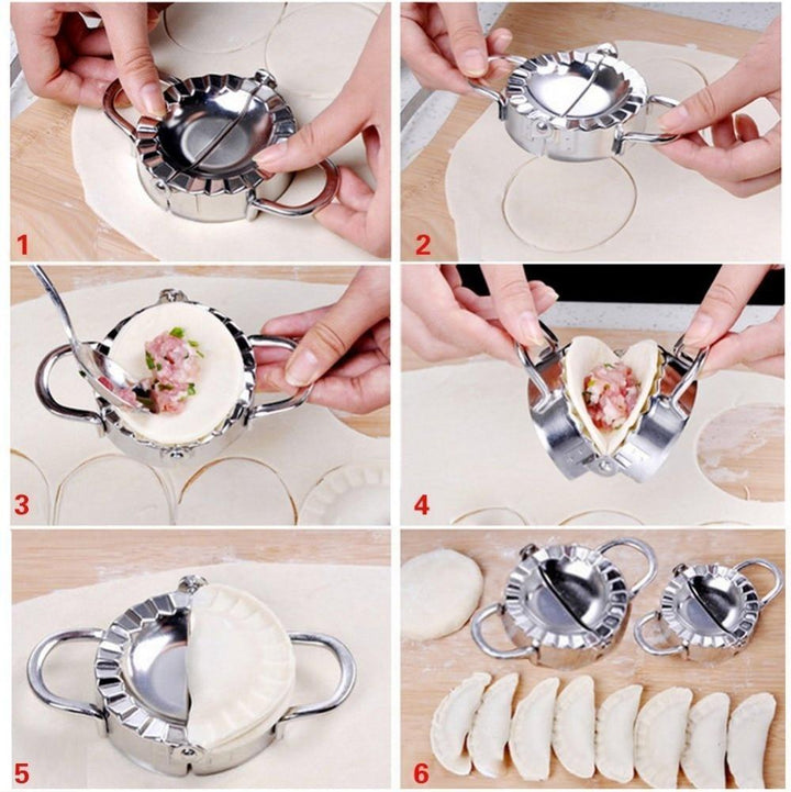 Lisslune | 2PC Stainless Steel Dumpling and Empanada Maker