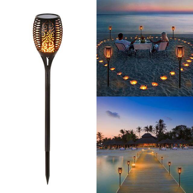 Lisslune | LED Outdoor Flickering Dancing Flames Lights