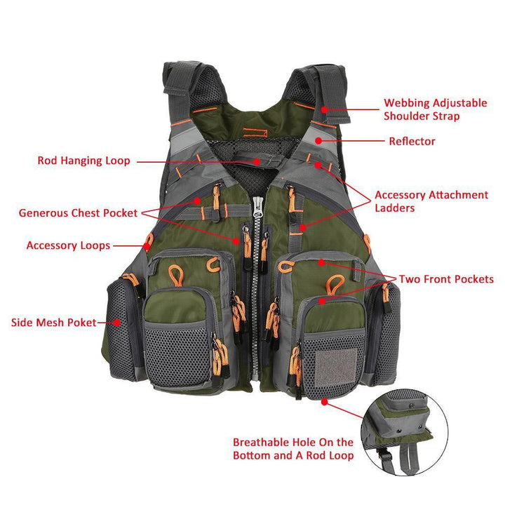 Lisslune | Sport Fishing Life Vest