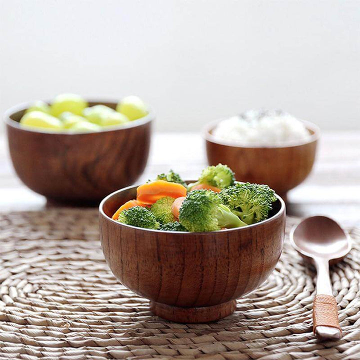 Lisslune | Japanese Style Wooden Bowl