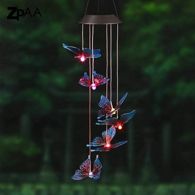 Lisslune | Outdoor LED Solar Hummingbirds DrangFly Lamp