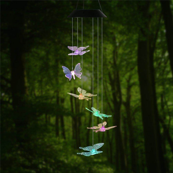 Lisslune | Outdoor LED Solar Hummingbirds DrangFly Lamp