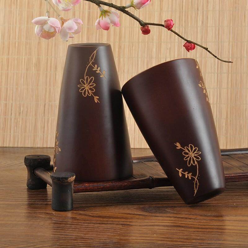 Lisslune | Natural Wooden Japanese Cup