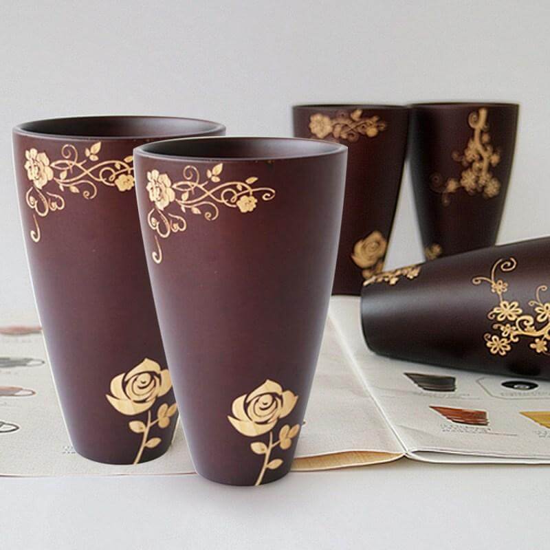 Lisslune | Natural Wooden Japanese Cup
