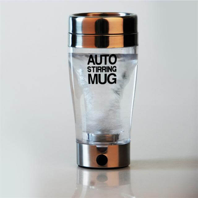 Lisslune | Self Stirring Stainless Steel Transparent Cup