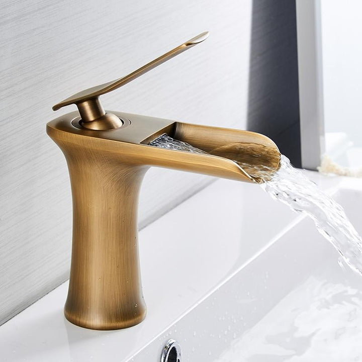 Lisslune | Modern Waterfall Bathroom Tap – Stylish Design & Elegant Water Flow