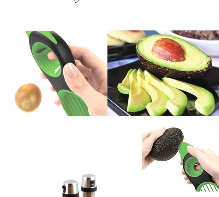 Lisslune | 3 in 1 Avocado Peeler, Pitter, Cutter
