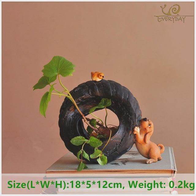 Lisslune | Cute Dog FlowerPot decoration