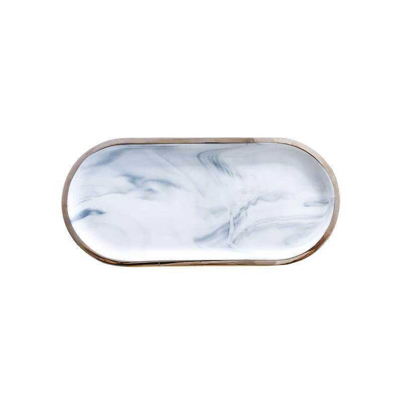 Lisslune | Top grade Oval Ceramic Food Plate