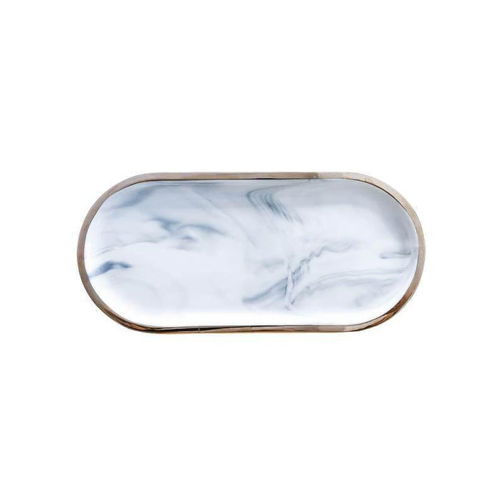 Lisslune | Top grade Oval Ceramic Food Plate