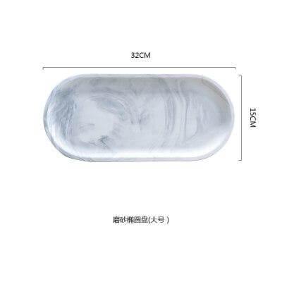 Lisslune | Top grade Oval Ceramic Food Plate