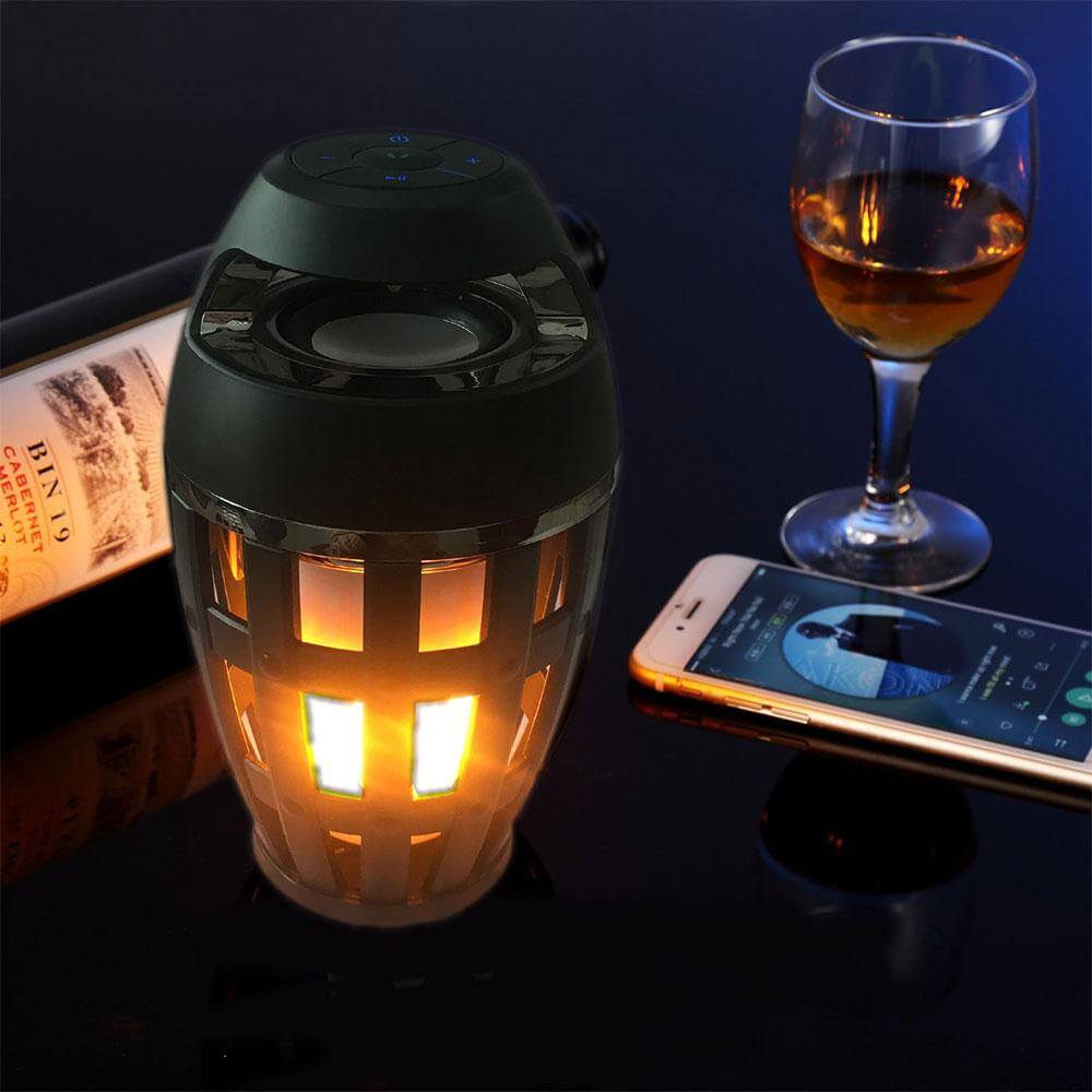 Lisslune | Flame Atmosphere Lamp Light with Bluetooth Speaker
