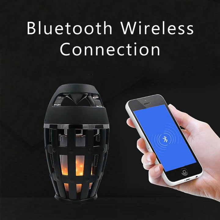 Lisslune | Flame Atmosphere Lamp Light with Bluetooth Speaker