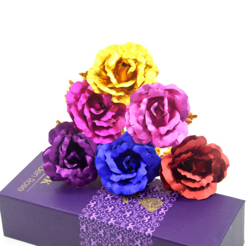 Lisslune | 24k gold-plated rose | Including certificate and luxurious gift box
