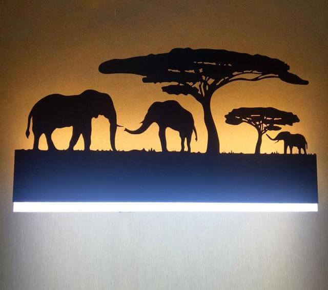 Lisslune | Black Acrylic Creative Modern Led Wall Lights