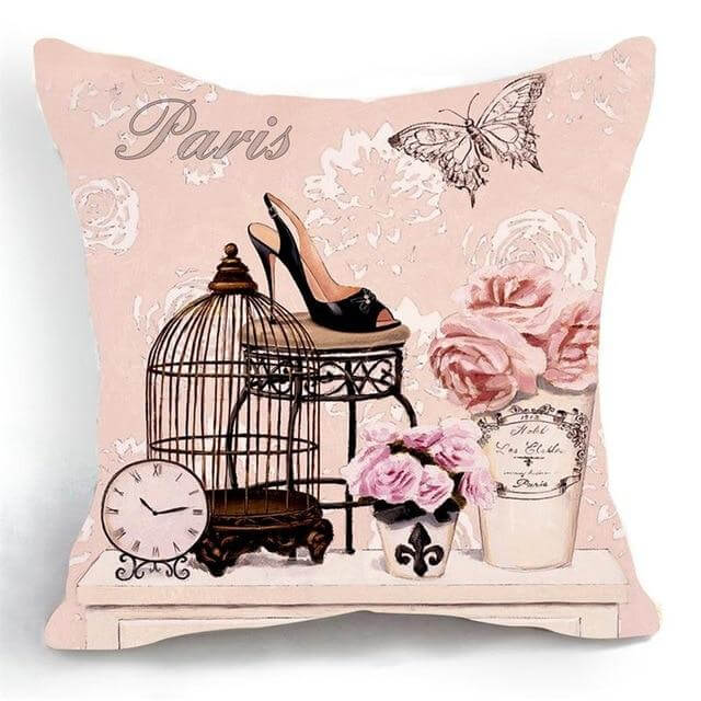 Lisslune | Luxury Flower Vase Cushion Cover Pillowcase