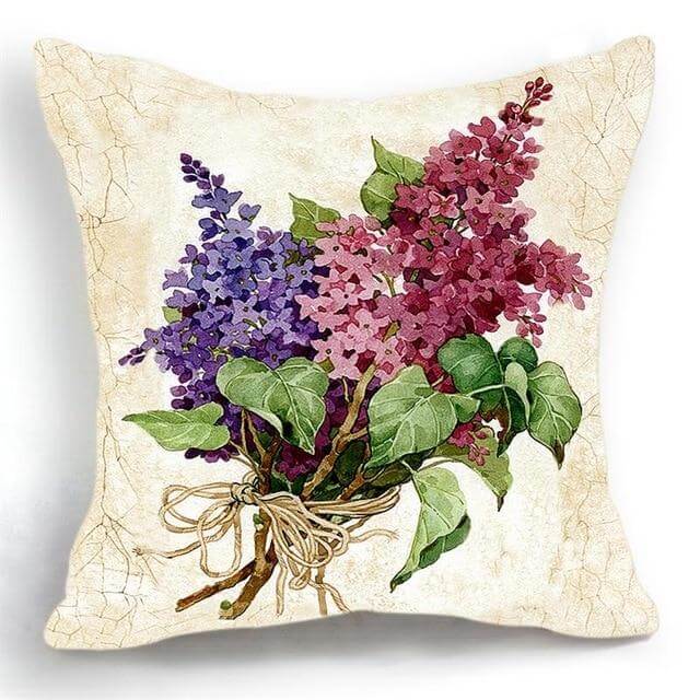 Lisslune | Luxury Flower Vase Cushion Cover Pillowcase