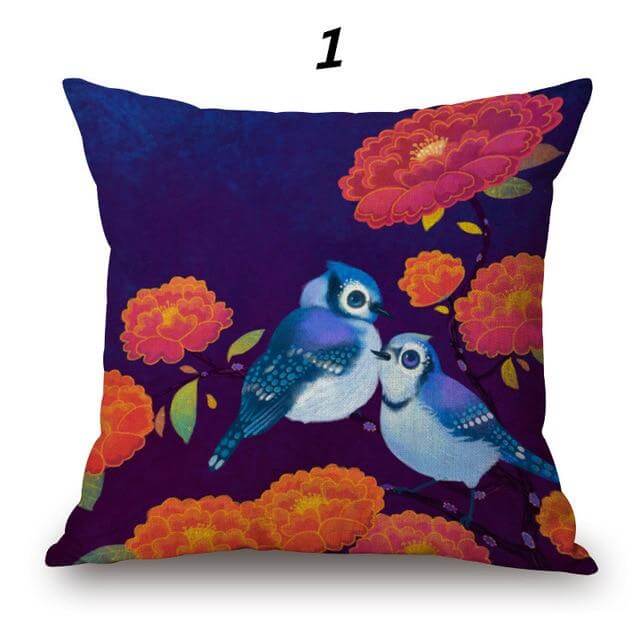 Lisslune | Luxury Flower Vase Cushion Cover Pillowcase