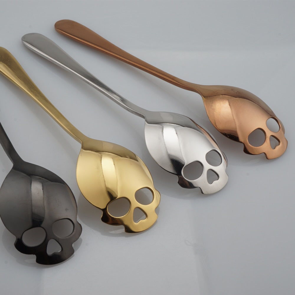 Lisslune | skull spoon