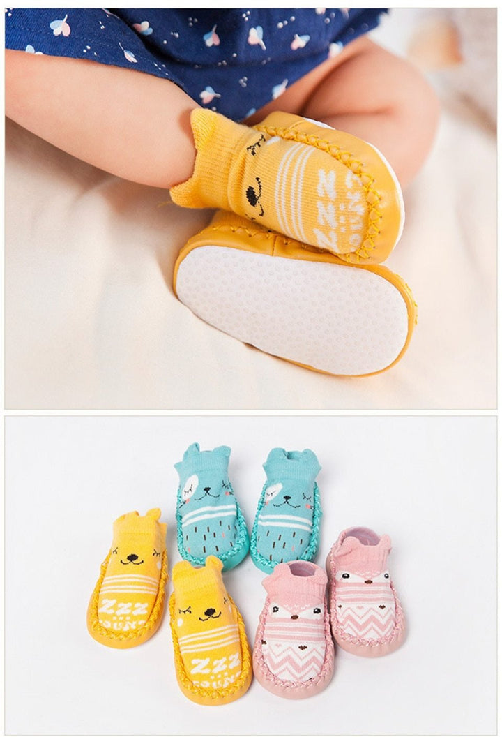 Lisslune | Children's socks with non-slip sole in animal design