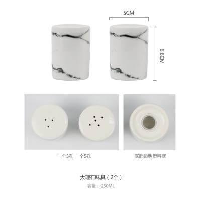 Lisslune | Ceramic Salt And Pepper Oil Bottle Set
