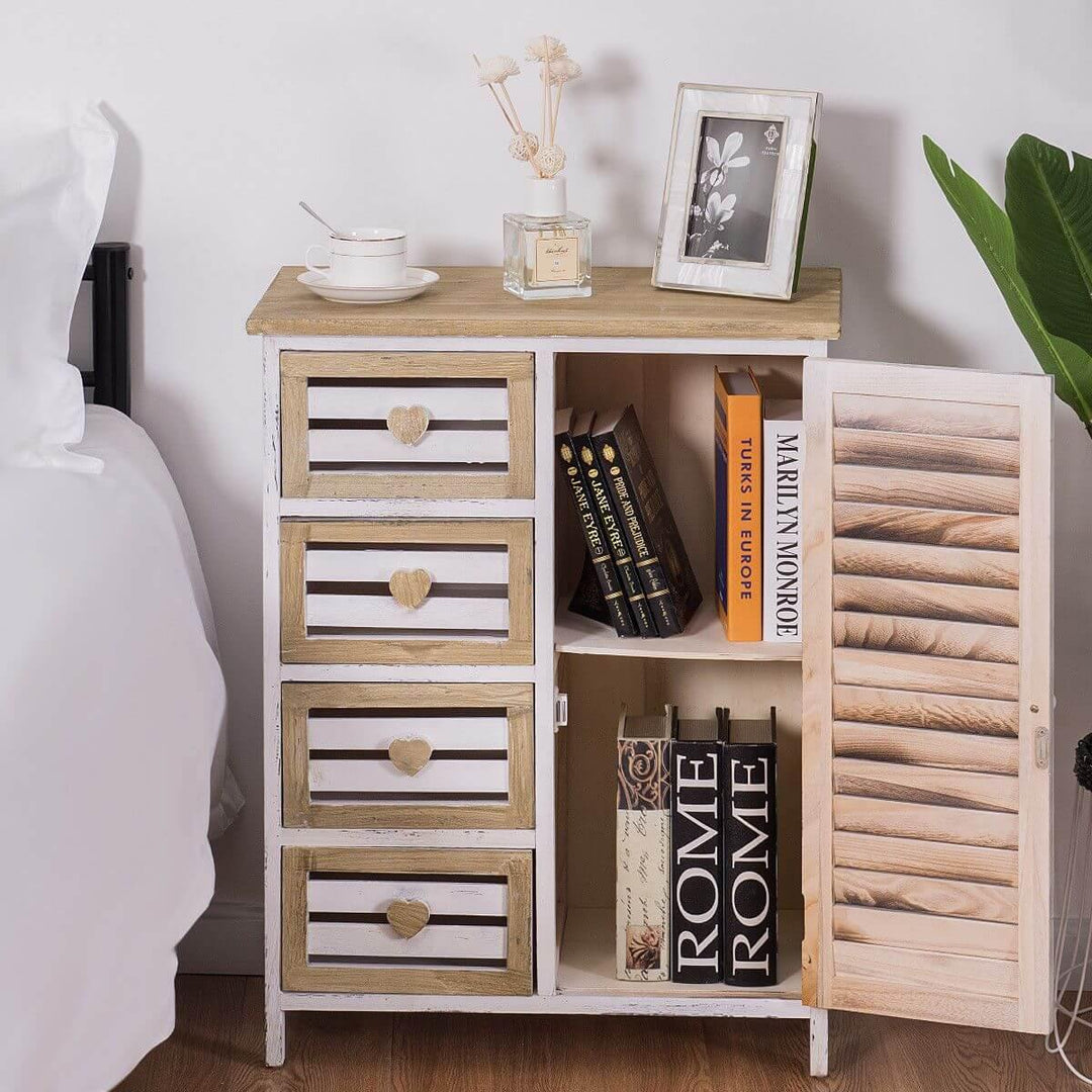 Lisslune | Stylish Wooden Free Standing Storage Cabinet