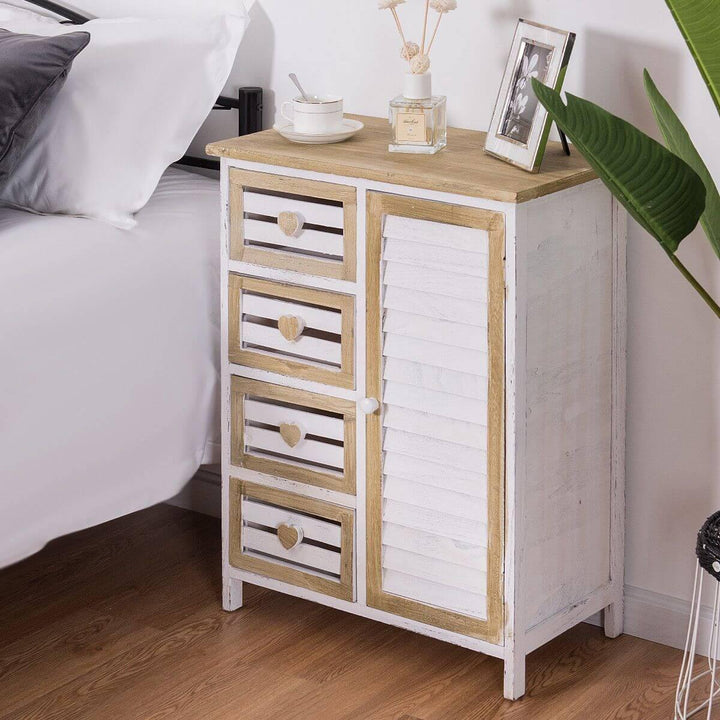 Lisslune | Stylish Wooden Free Standing Storage Cabinet