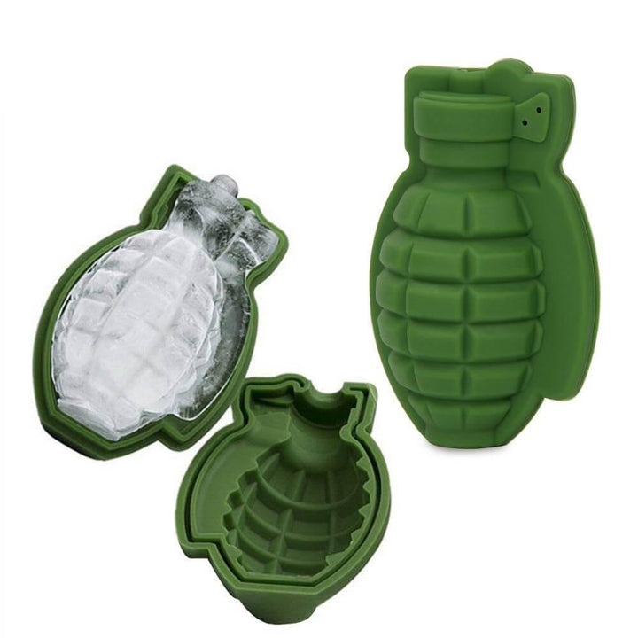 Lisslune | 3D Grenade Shape Ice Cube Mold Silicone Trays
