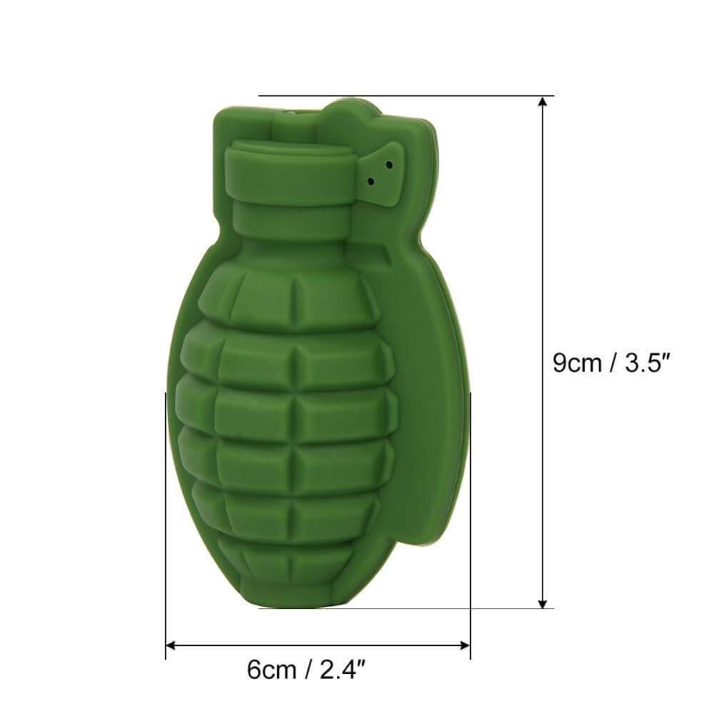 Lisslune | 3D Grenade Shape Ice Cube Mold Silicone Trays