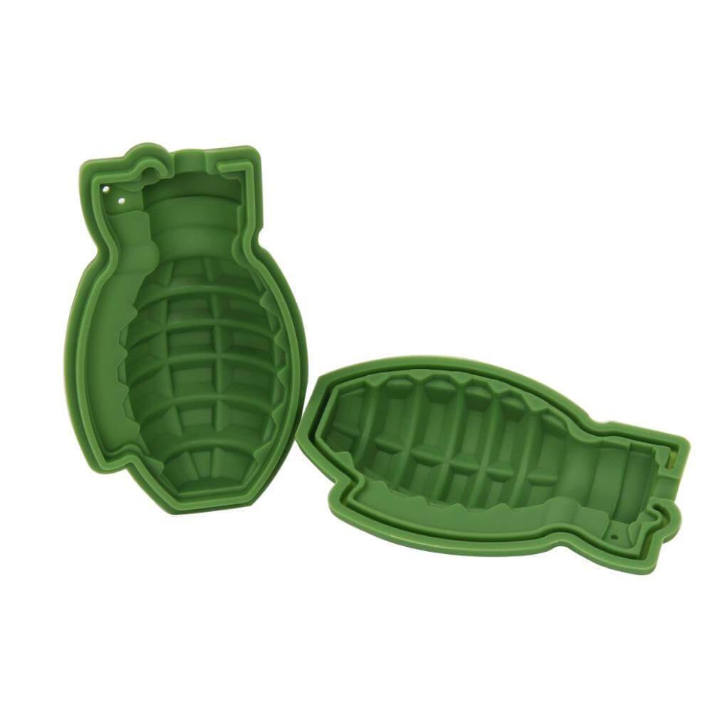 Lisslune | 3D Grenade Shape Ice Cube Mold Silicone Trays