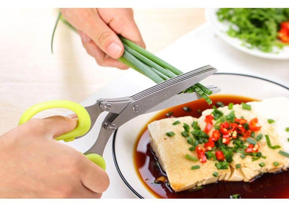 Lisslune | 5 Layers Stainless Steel Multifunctional Kitchen Scissors